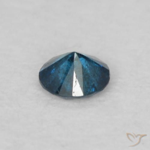 9,17 ctw natürlicher Blau Diamant, Runden, VS-SI