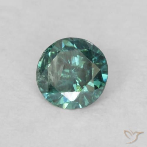 9,17 ctw natürlicher Grün Diamant, Runden, VS-SI
