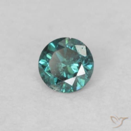 9,17 ctw natürlicher Grün Diamant, Runden, VS-SI