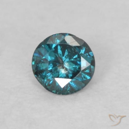 0.05ct Natürlicher Blau Diamant, Runden, VS-SI