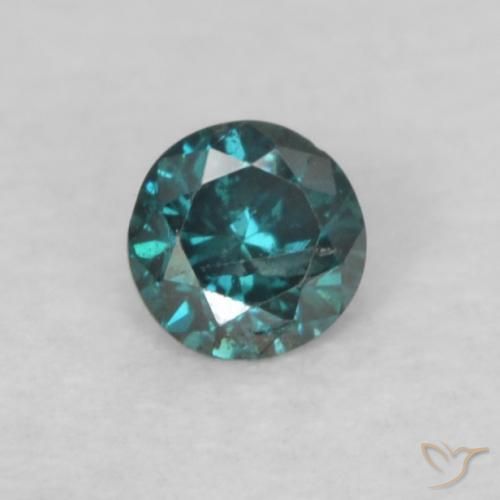 0.05ct Natürlicher Blau Diamant, Runden, VS-SI