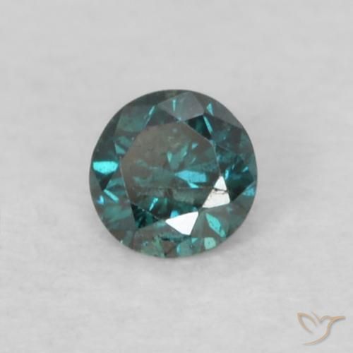 9,17 ctw natürlicher Blau Diamant, Runden, VS-SI