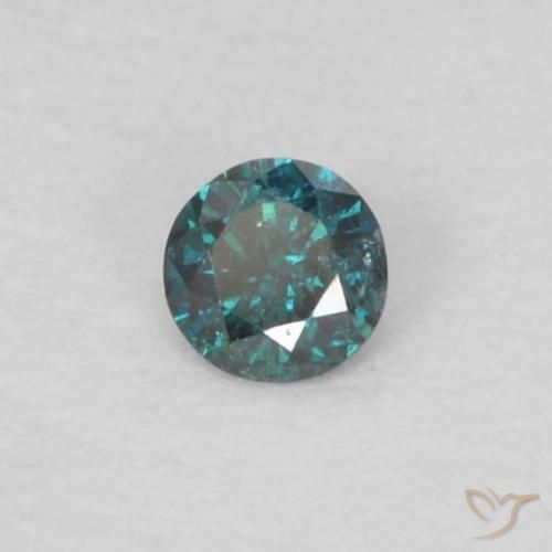 9,17 ctw natürlicher Blau Diamant, Runden, VS-SI