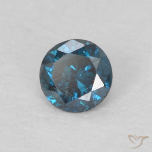 9,17 ctw natürlicher Blau Diamant, Runden, VS-SI