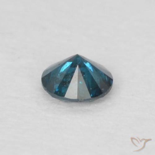 9,17 ctw natürlicher Blau Diamant, Runden, VS-SI