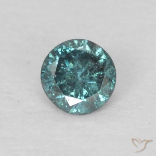 0.05ct Natürlicher Blau Diamant, Runden, VS-SI