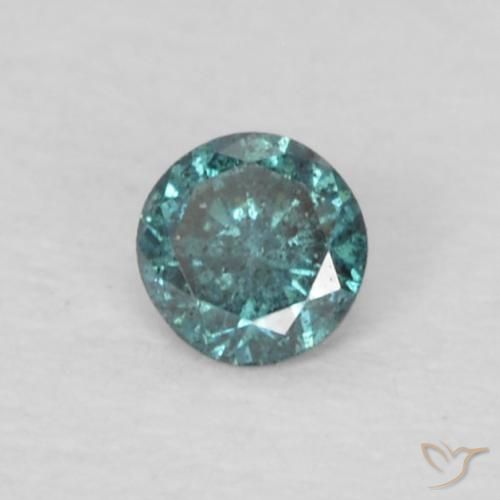 9,17 ctw natürlicher Blau Diamant, Runden, VS-SI