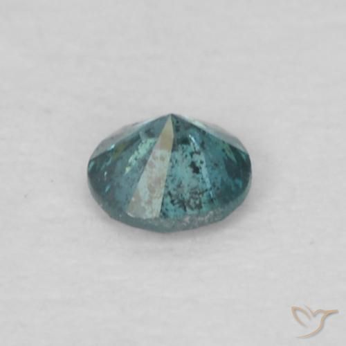 9,17 ctw natürlicher Blau Diamant, Runden, VS-SI