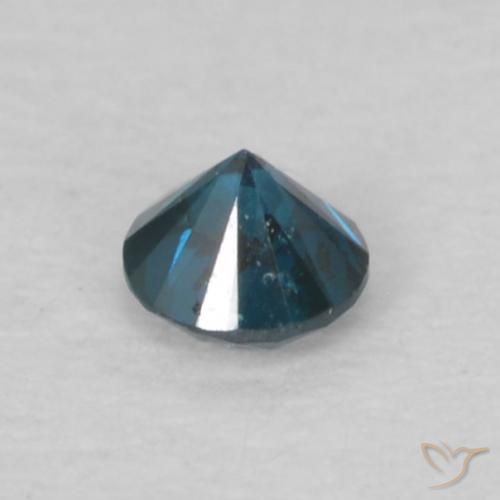 9,17 ctw natürlicher Blau Diamant, Runden, VS-SI