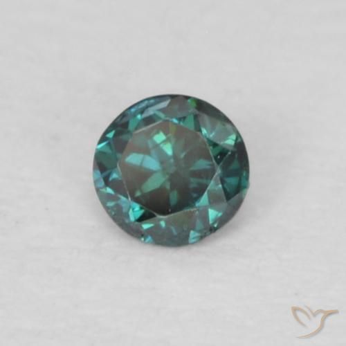 9,17 ctw natürlicher Grün Diamant, Runden, VS-SI
