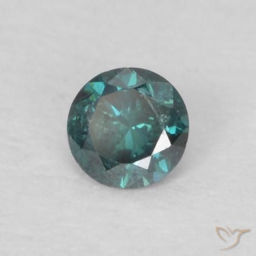 9,17 ctw natürlicher Grün Diamant, Runden, VS-SI