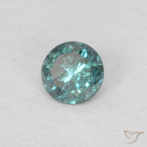 9,17 ctw natürlicher Grün Diamant, Runden, VS-SI