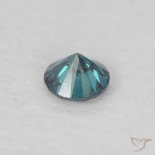 9,17 ctw natürlicher Grün Diamant, Runden, VS-SI