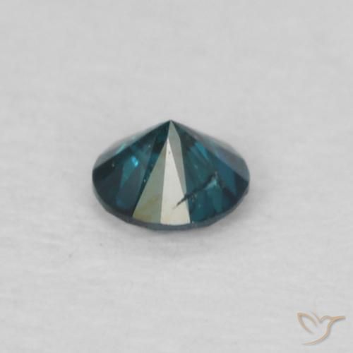 9,17 ctw natürlicher Blau Diamant, Runden, VS-SI