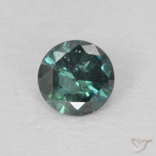 0.04ct Natürlicher Grün Diamant, Runden, VS-SI