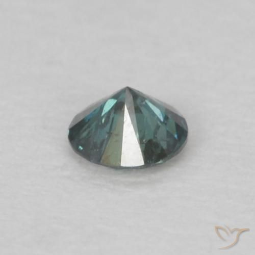 9,17 ctw natürlicher Grün Diamant, Runden, VS-SI