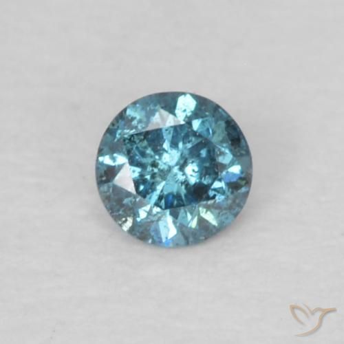 0.05ct Natürlicher Blau Diamant, Runden, VS-SI