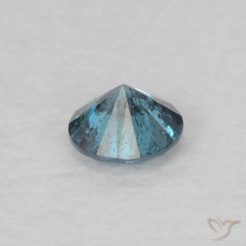 9,17 ctw natürlicher Blau Diamant, Runden, VS-SI