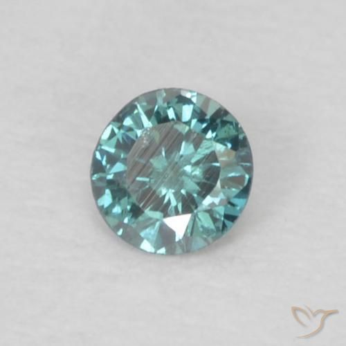 9,17 ctw natürlicher Blau Diamant, Runden, VS-SI