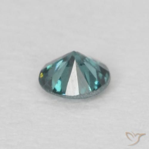 9,17 ctw natürlicher Blau Diamant, Runden, VS-SI