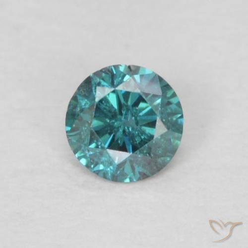 0.05ct Natürlicher Blau Diamant, Runden, VS-SI