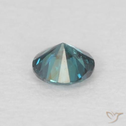 9,17 ctw natürlicher Blau Diamant, Runden, VS-SI