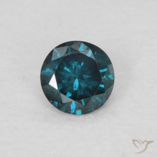 0.05ct Natürlicher Blau Diamant, Runden, VS