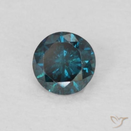 9,17 ctw natürlicher Blau Diamant, Runden, VS