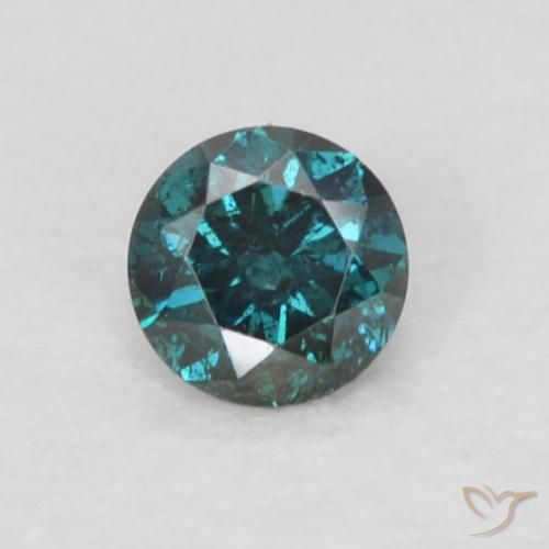 0.06ct Natürlicher Blau Diamant, Runden, VS