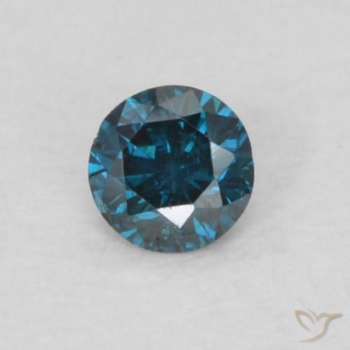 0.05ct Natürlicher Blau Diamant, Runden, VS