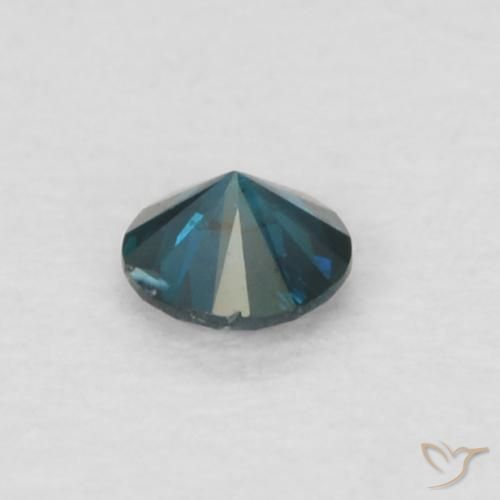 9,17 ctw natürlicher Blau Diamant, Runden, VS
