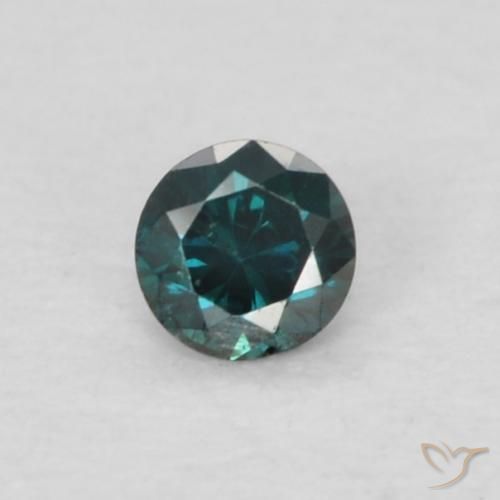 0.04ct Natürlicher Blau Diamant, Runden, VS