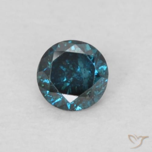 0.06ct Natürlicher Blau Diamant, Runden, VS