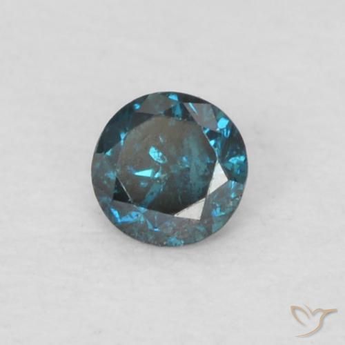 9,17 ctw natürlicher Blau Diamant, Runden, VS