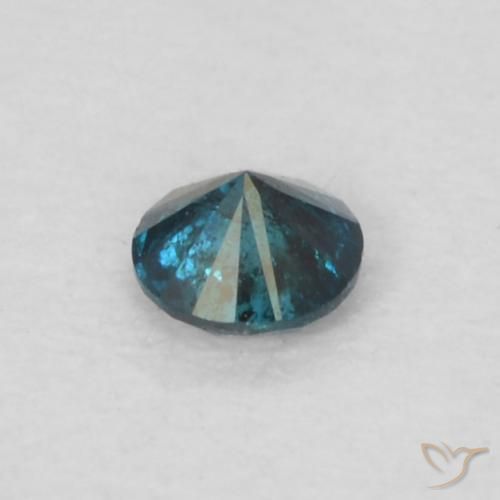 9,17 ctw natürlicher Blau Diamant, Runden, VS