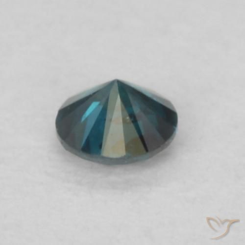 9,17 ctw natürlicher Blau Diamant, Runden, VS
