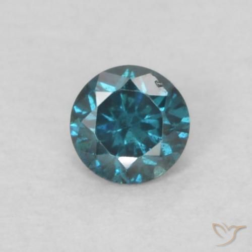 0.05ct Natürlicher Blau Diamant, Runden, VS