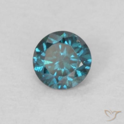 9,17 ctw natürlicher Blau Diamant, Runden, VS