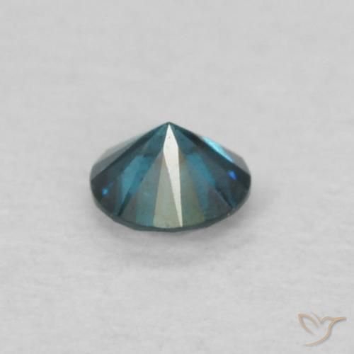 9,17 ctw natürlicher Blau Diamant, Runden, VS