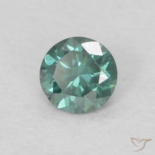 9,17 ctw natürlicher Grün Diamant, Runden, VS