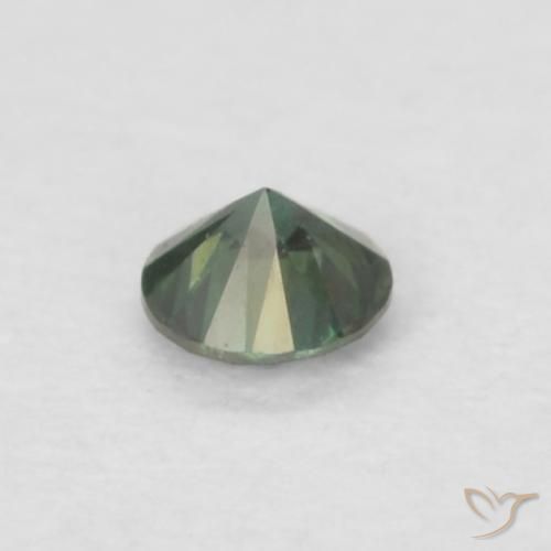 9,17 ctw natürlicher Grün Diamant, Runden, VS