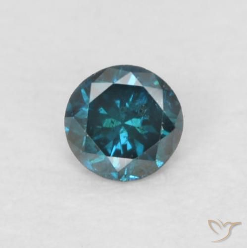 0.06ct Natürlicher Blau Diamant, Runden, VS