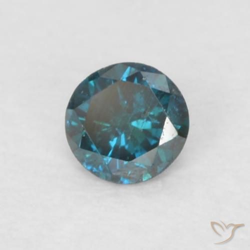 9,17 ctw natürlicher Blau Diamant, Runden, VS