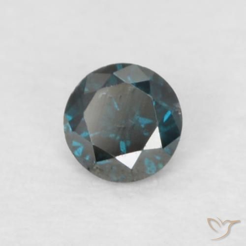 9,17 ctw natürlicher Blau Diamant, Runden, VS