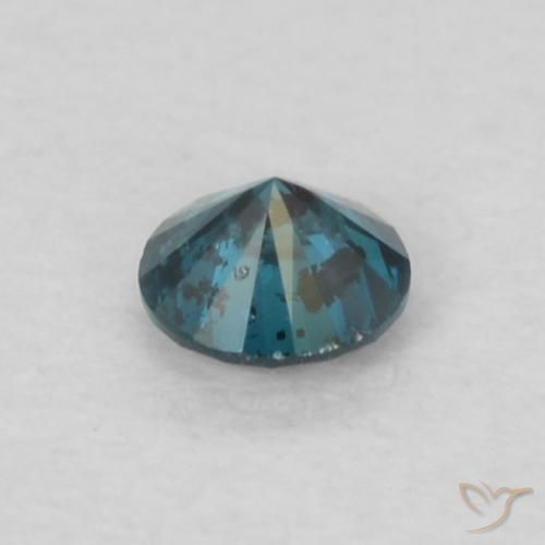 9,17 ctw natürlicher Blau Diamant, Runden, VS