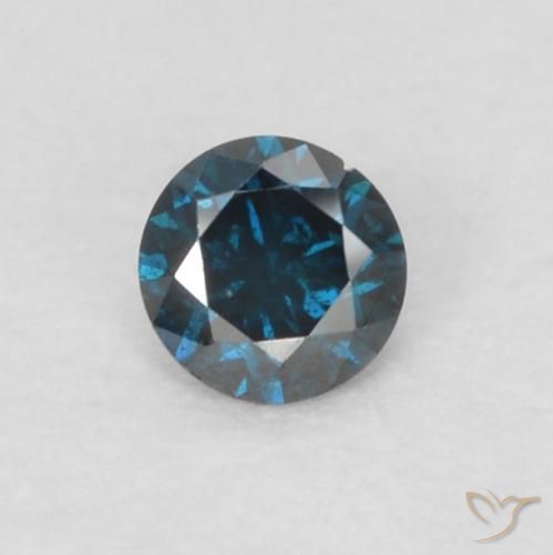 0.05ct Natürlicher Blau Diamant, Runden, VS