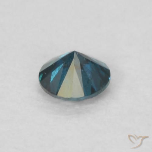 9,17 ctw natürlicher Blau Diamant, Runden, VS
