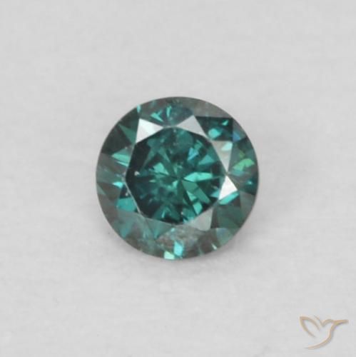 0.04ct Natürlicher Grün Diamant, Runden, VS