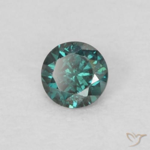 9,17 ctw natürlicher Grün Diamant, Runden, VS