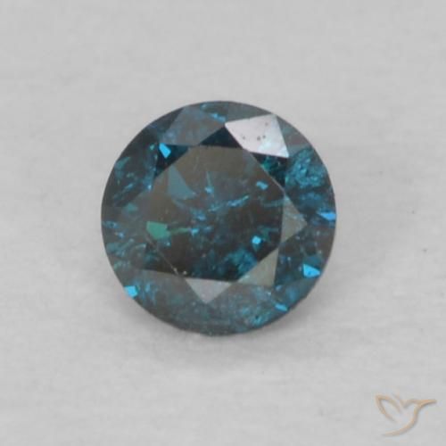 9,17 ctw natürlicher Blau Diamant, Runden, VS-SI